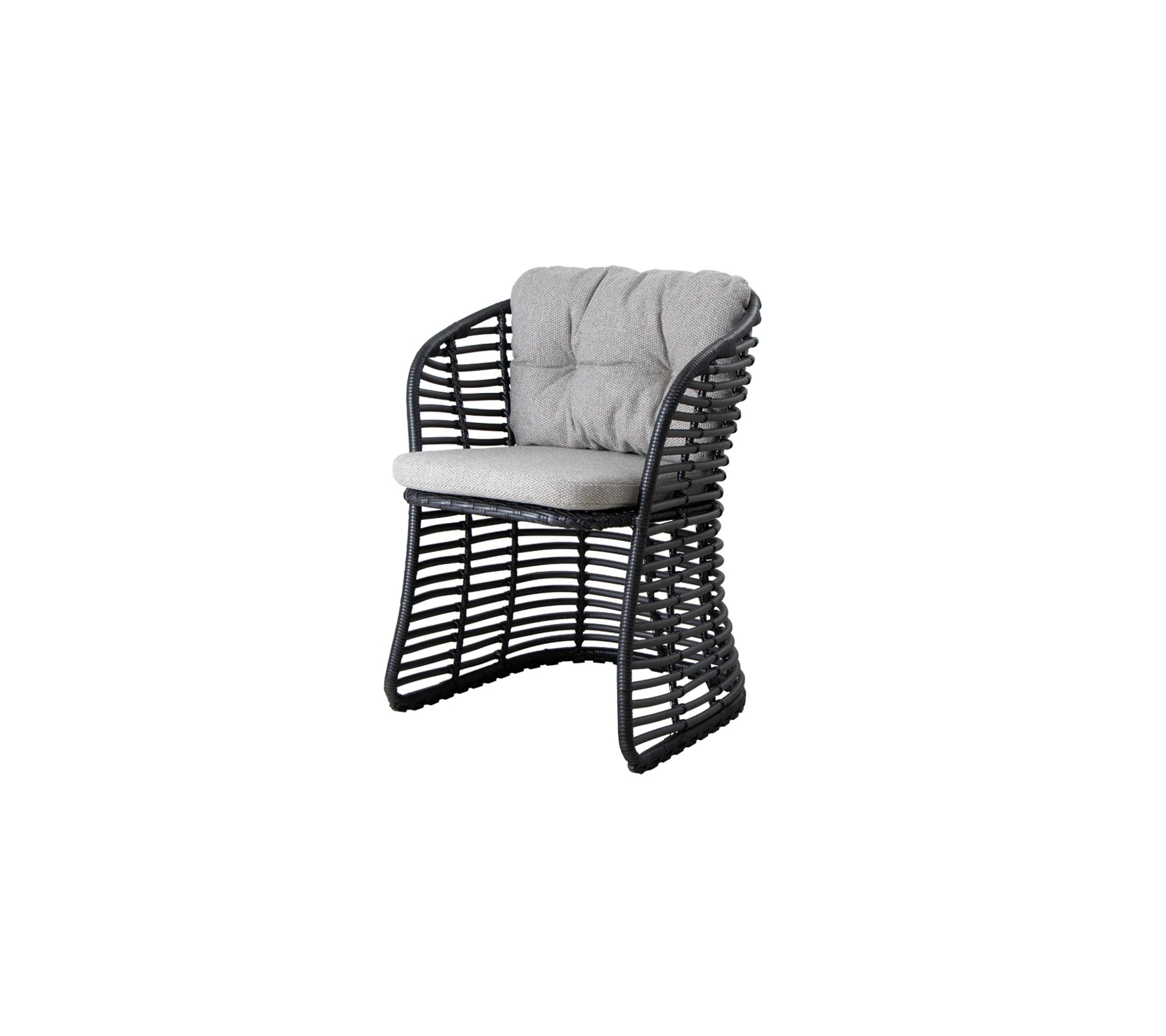 Outdoor Wicker Dining Chairs Set of 2 - Patio Furniture for Garden, Poolside, and Backyard - Weather-Resistant Rattan Chairs with Cushions