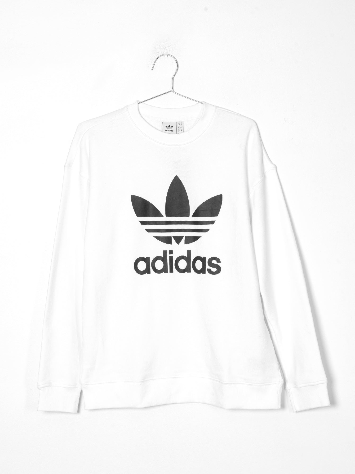 Adidas Trefoil Crew Sweater - Men's & Women's Casual Pullover for Fall & Winter | Clearance Sale | Perfect for Outdoor Activities & Streetwear Fashion