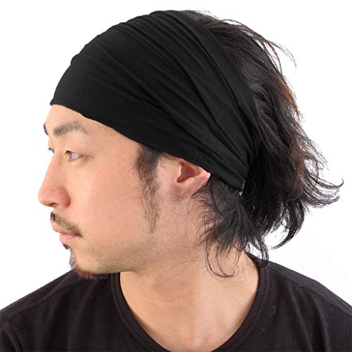 Lightweight Japanese Headbands for Women & Men - Comfortable Bandana & Hair Bow Headband for Sports, Yoga, Workouts and Everyday Use