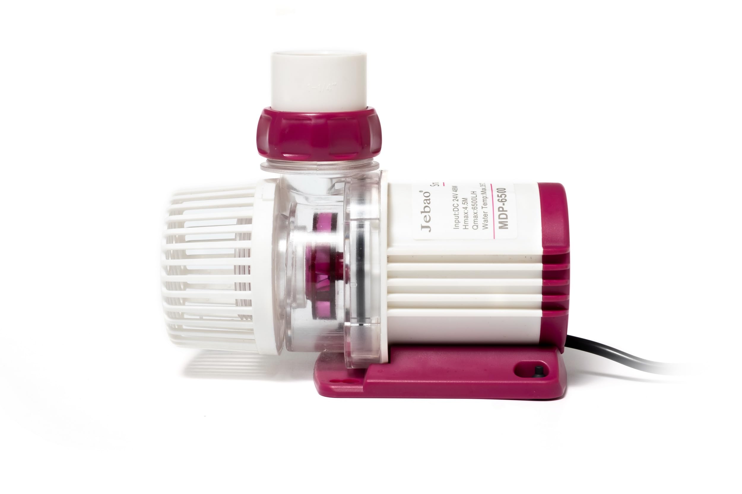 Jebao MDP-6500 Smart DC Water Pump with LCD Display Controller - Quiet & Energy Efficient Submersible Pump for Saltwater Aquariums, Reef Tanks & Fish Tanks - Perfect for Marine Life, Coral Growth & Water Circulation