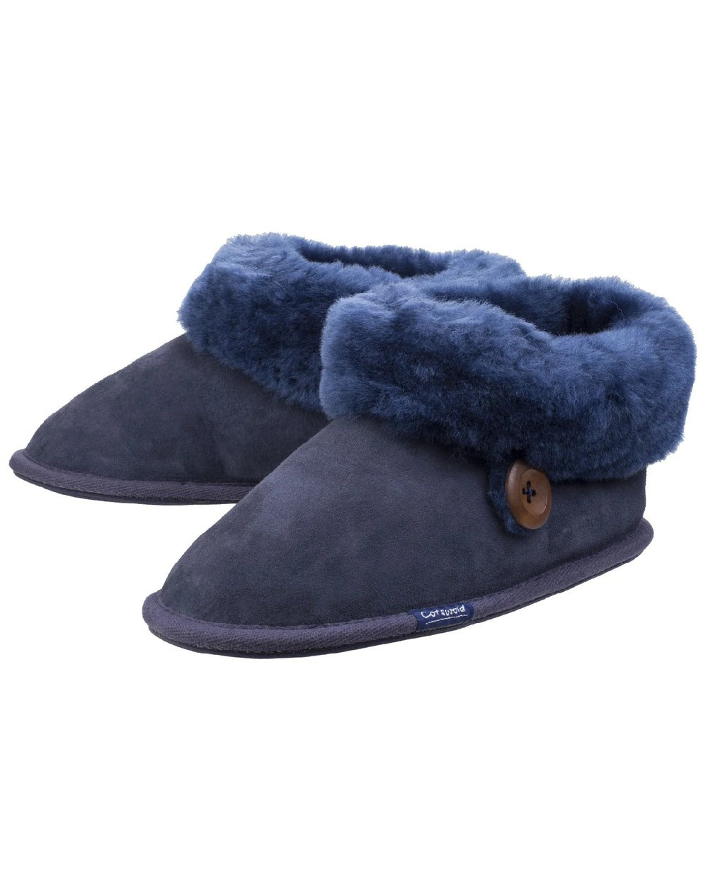 Cotswold Women's Wotton Sheepskin Slippers - Cozy Indoor/Outdoor House Shoes for Winter Comfort & Warmth - Perfect for Home, Office & Relaxation