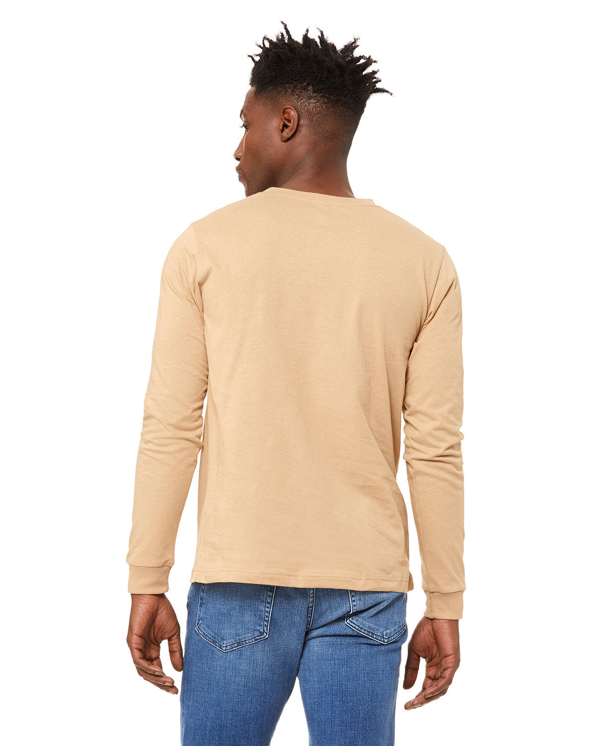 Bella + Canvas 3501 Unisex Jersey Long Sleeve T-Shirt - Soft Cotton Crewneck Tee for Men & Women - Perfect for Casual Wear, Layering & Everyday Comfort