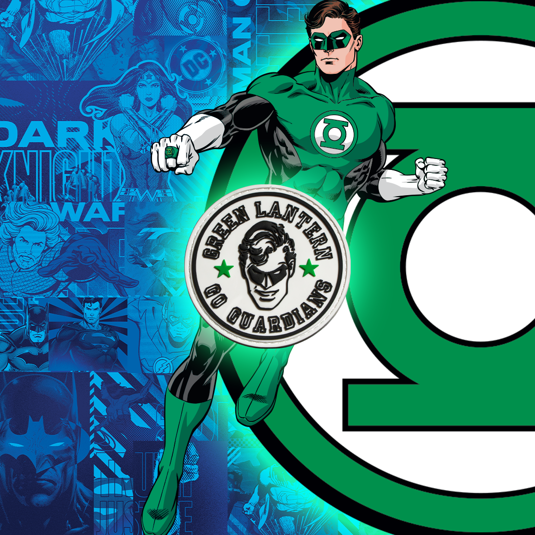 Green Lantern Guardians of the Galaxy Embroidered Iron-On Patch for Cosplay, Jackets & Backpacks - DC Comics Superhero Merchandise