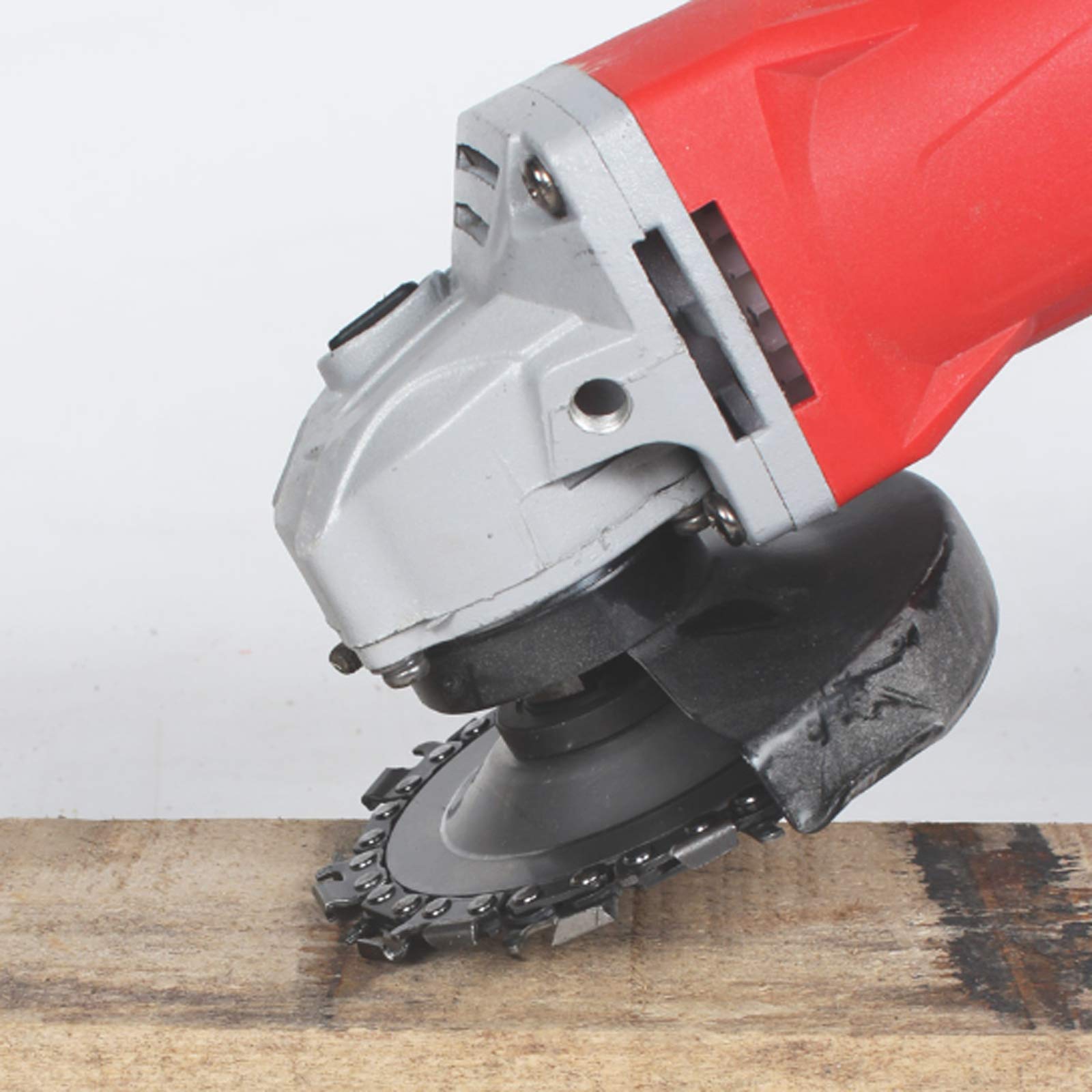 4 Inch Wood Carving Disc Circular Chain Saw Blade - 22 Teeth Angle Grinder Chainsaw Disk for Wood Shaping, Cutting, Sanding & Polishing - Perfect for DIY Woodworking, Furniture Making & Craft Projects