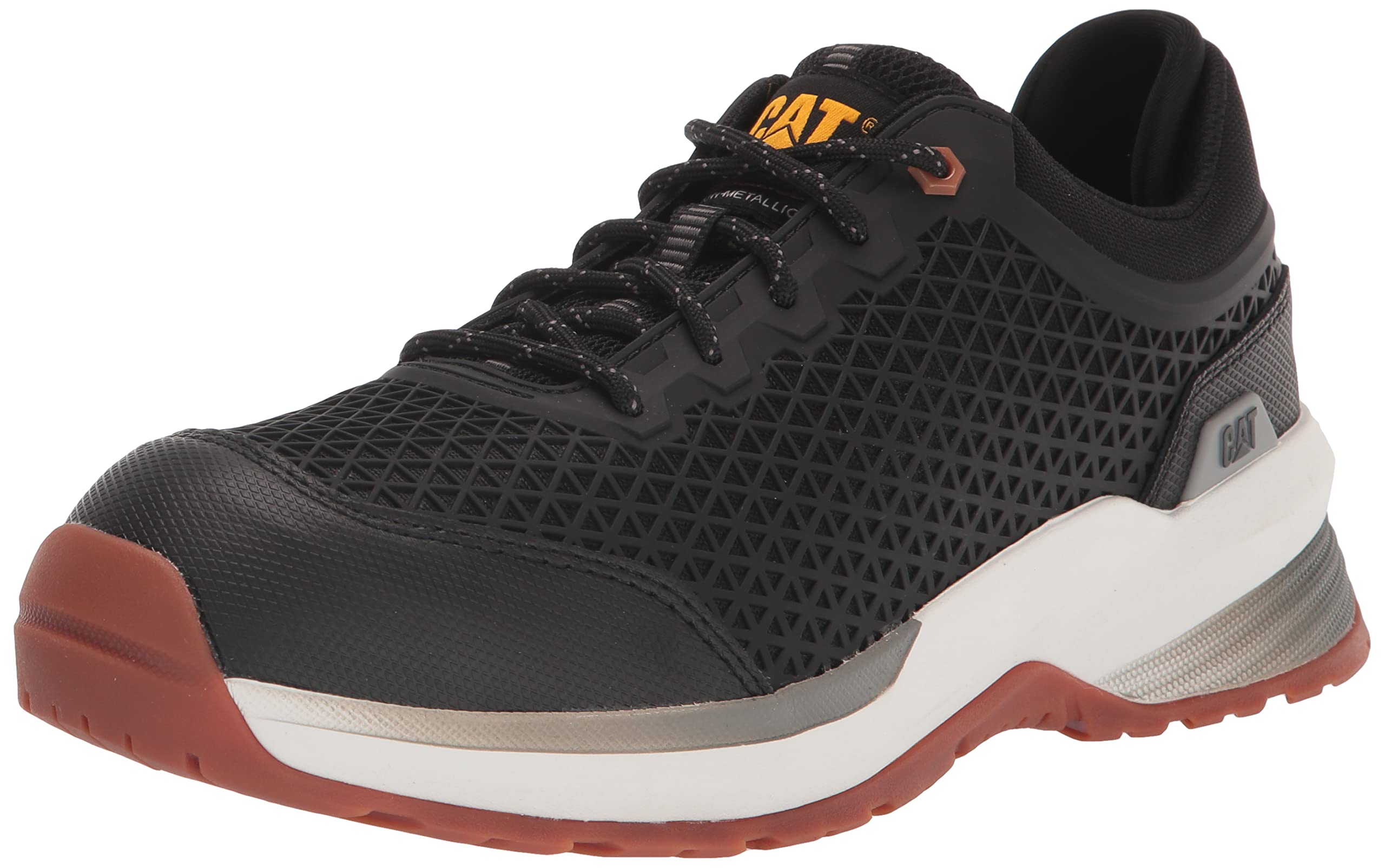 Cat Footwear Men's Streamline 2.0 Composite Toe Work Shoes - Lightweight Safety Shoes for Construction, Warehouse & Industrial Work - ASTM F2413 Certified Steel Toe Work Boots