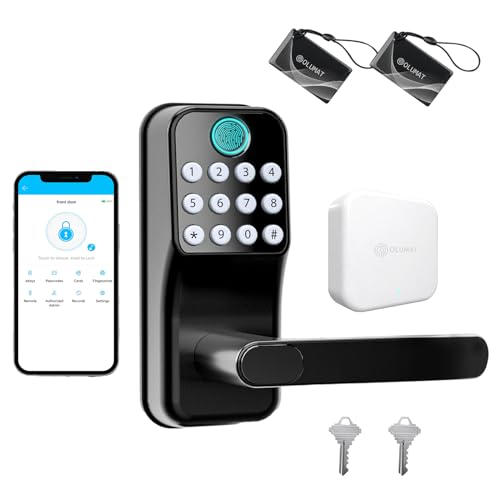 Black Smart Lock+ Wifi Gateway