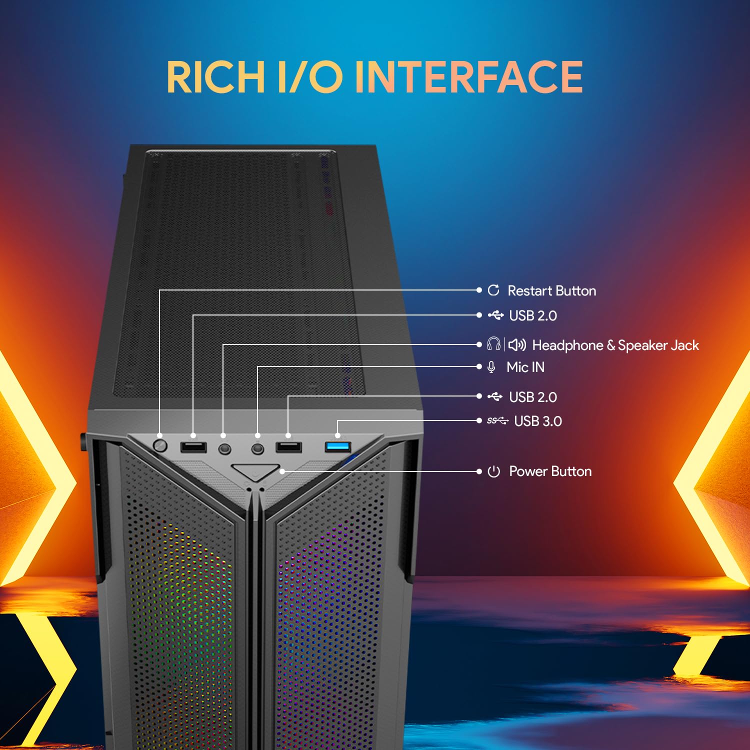AQVIN Gaming PC - Hexa Core i7, RTX 3060 12GB, 32GB RAM, 1TB SSD for Pro Gamers
