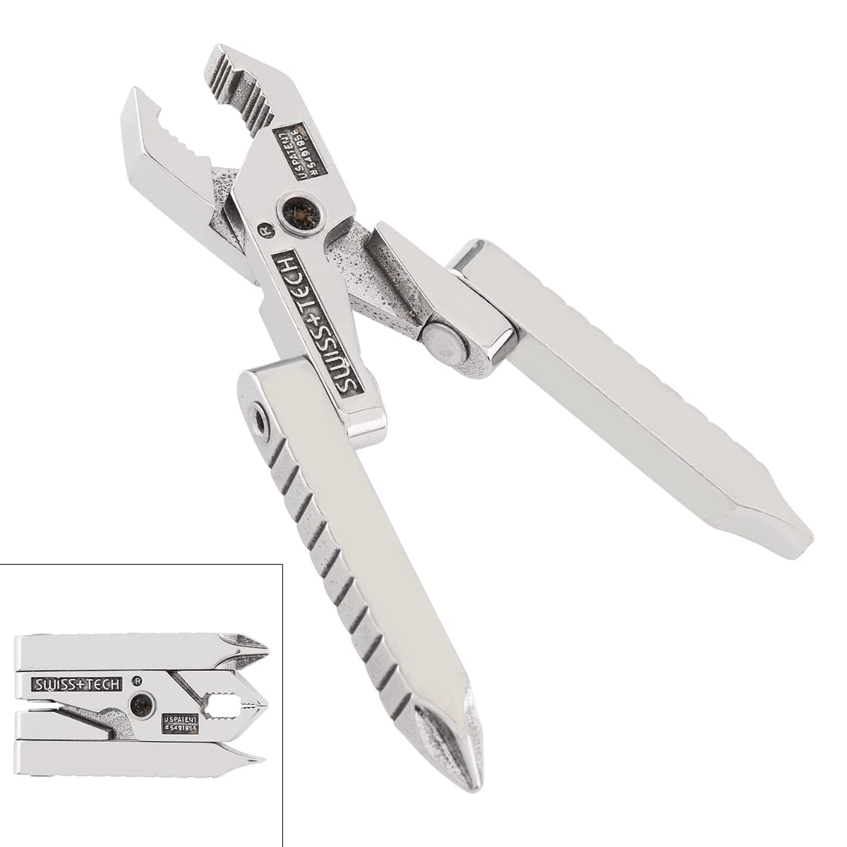 Multifunctional Mini 420 Stainless Steel Folding Pliers with Screwdrivers - Compact Keychain Tool for Camping, Hiking, Emergency Repairs & Everyday Carry (EDC)