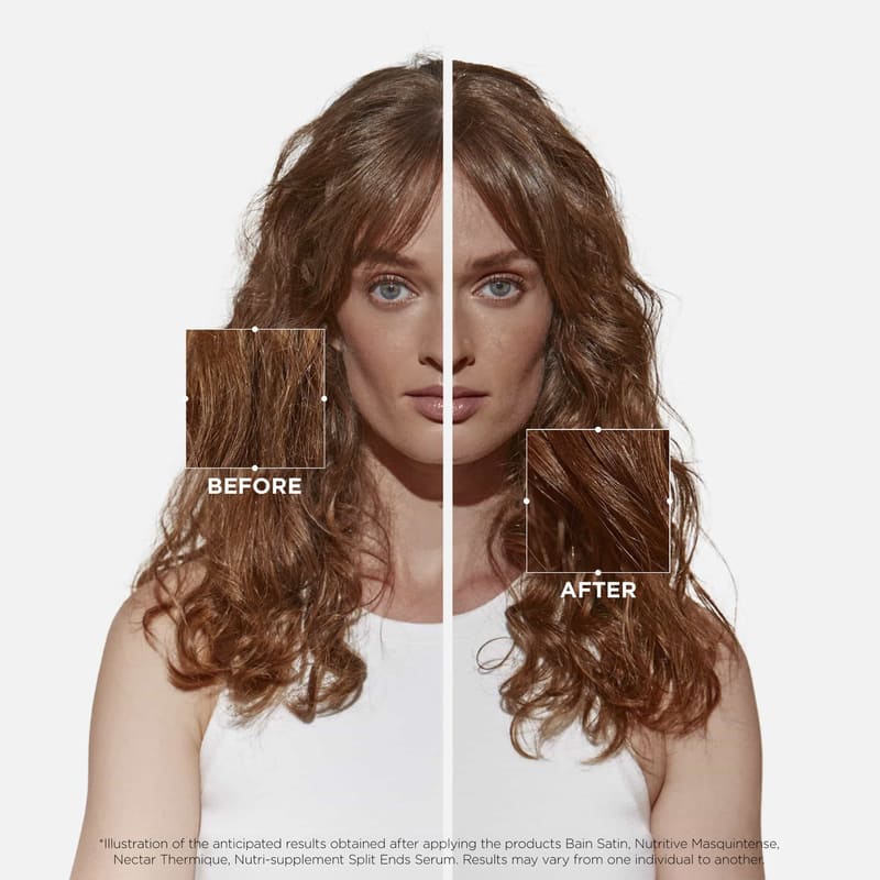 Kérastase Nutritive Ultra Light Detangling Conditioner for Dry Hair - Hydrating & Frizz Control | Perfect for Daily Hair Care & Salon-Quality Results at Home