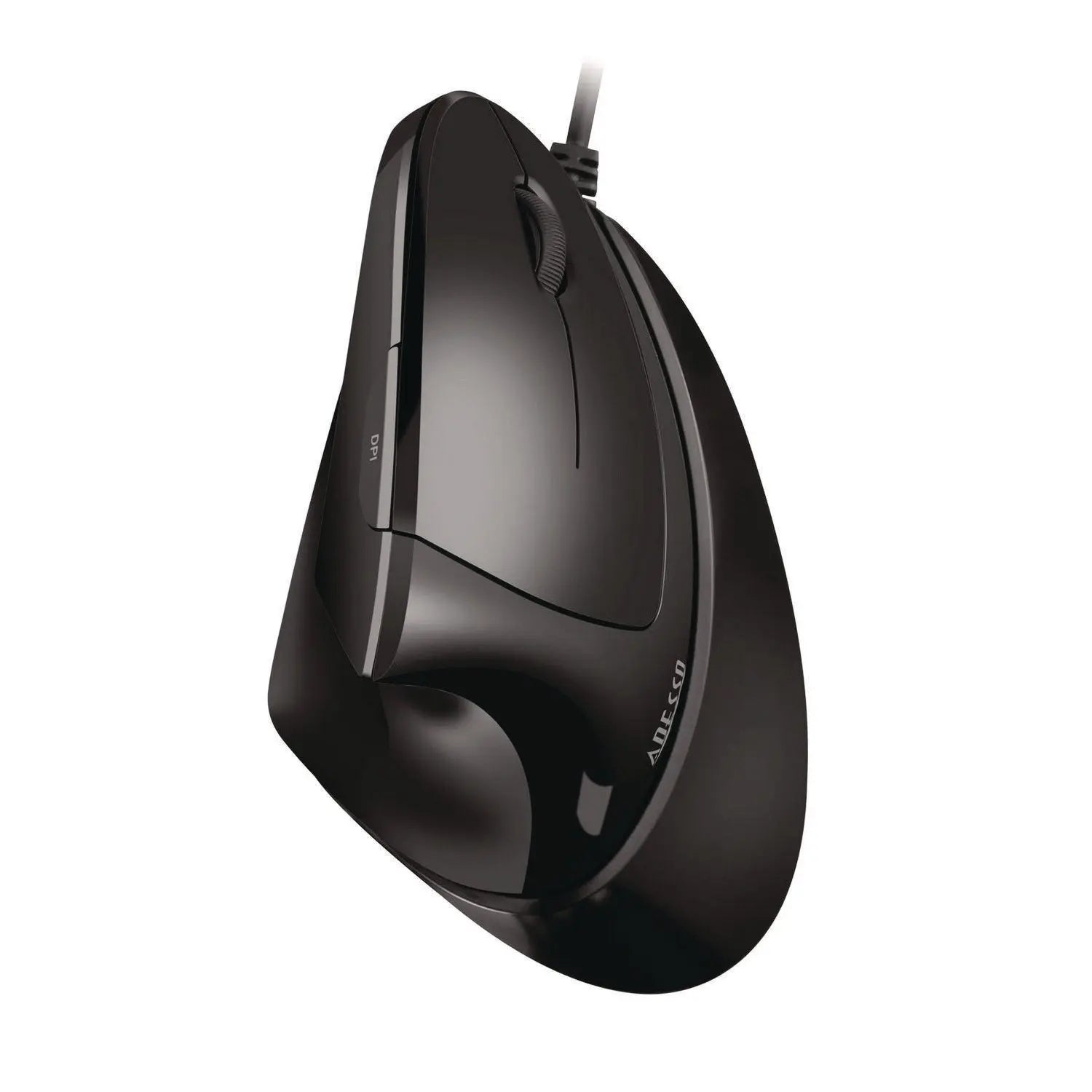Adesso iMouse V3 Adjustable Vertical Ergonomic Mouse - TAA Compliant USB Wired Right-Handed Mouse for Office & Gaming (Black) | Reduce Wrist Pain & Improve Comfort for Long Computer Work Sessions
