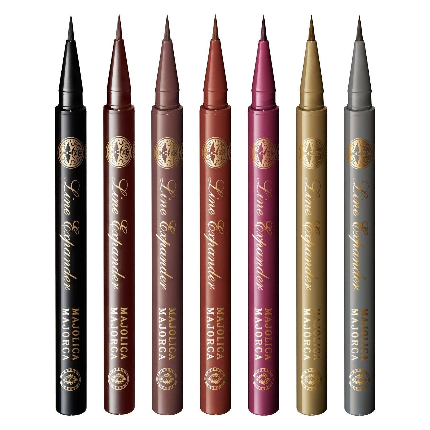Majolica Majorca Line Expander Liquid Eyeliner Pen - 0.5ml Waterproof & Smudge-Proof - Precise Winged Eyeliner for Dramatic Eye Makeup - Perfect for Day to Night Looks & Special Occasions