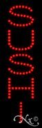 Sushi LED Sign - 21 x 7 x 1 Inches - Handmade in USA - Perfect for Restaurants, Bars & Home Decor