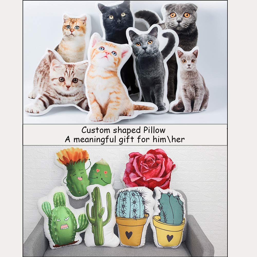 Custom Pet Pillow - Personalized 3D Printed Gift for Holidays & Birthdays - Home Decor