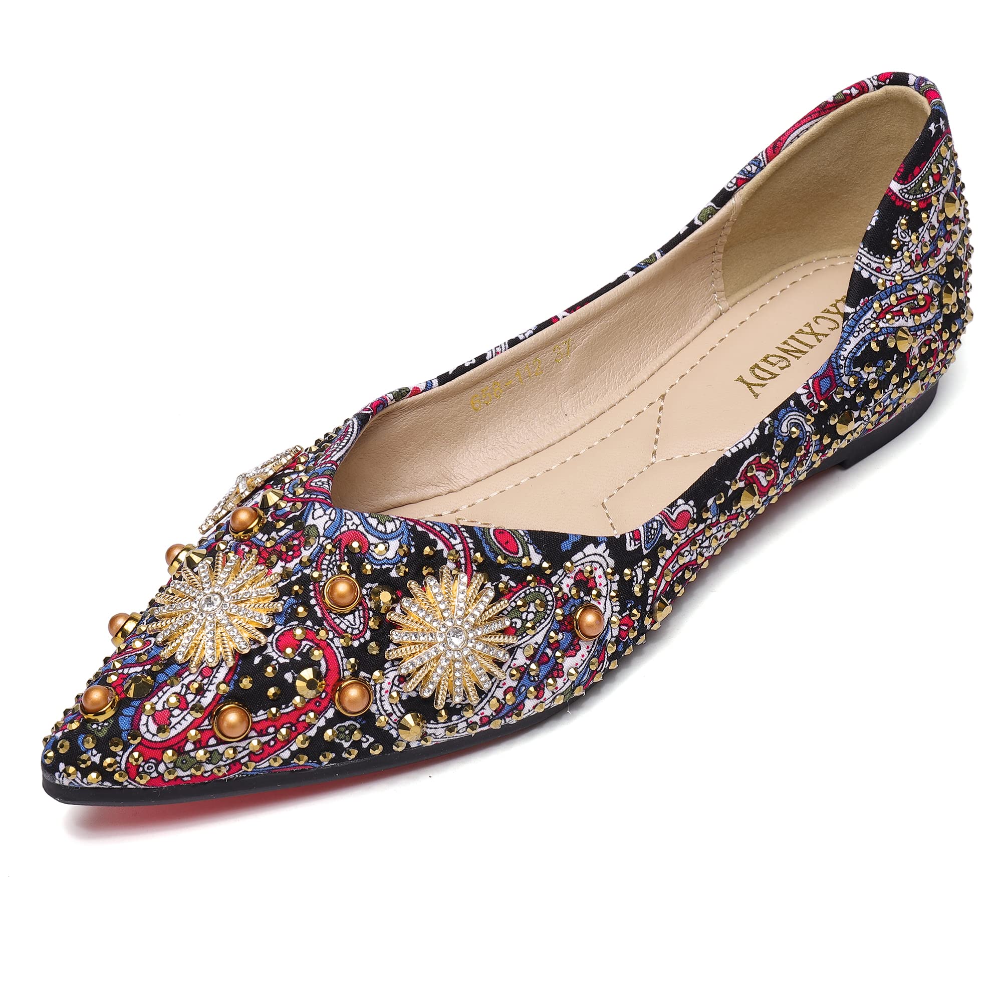 Elegant Women's Pointed Toe Slip-On Flats - Comfortable Dress Shoes for Wedding, Work, Office & Casual Wear | Stylish Ballet Flats for Party, Business Meetings, Date Nights & Travel | Perfect Gift for Professional Women, Bridesmaids & Fashion Lovers | Great for Daily Commute, Cocktail Events & Business Trips | Ideal for Office Professionals, Bridal Parties & Fashionable Outfits