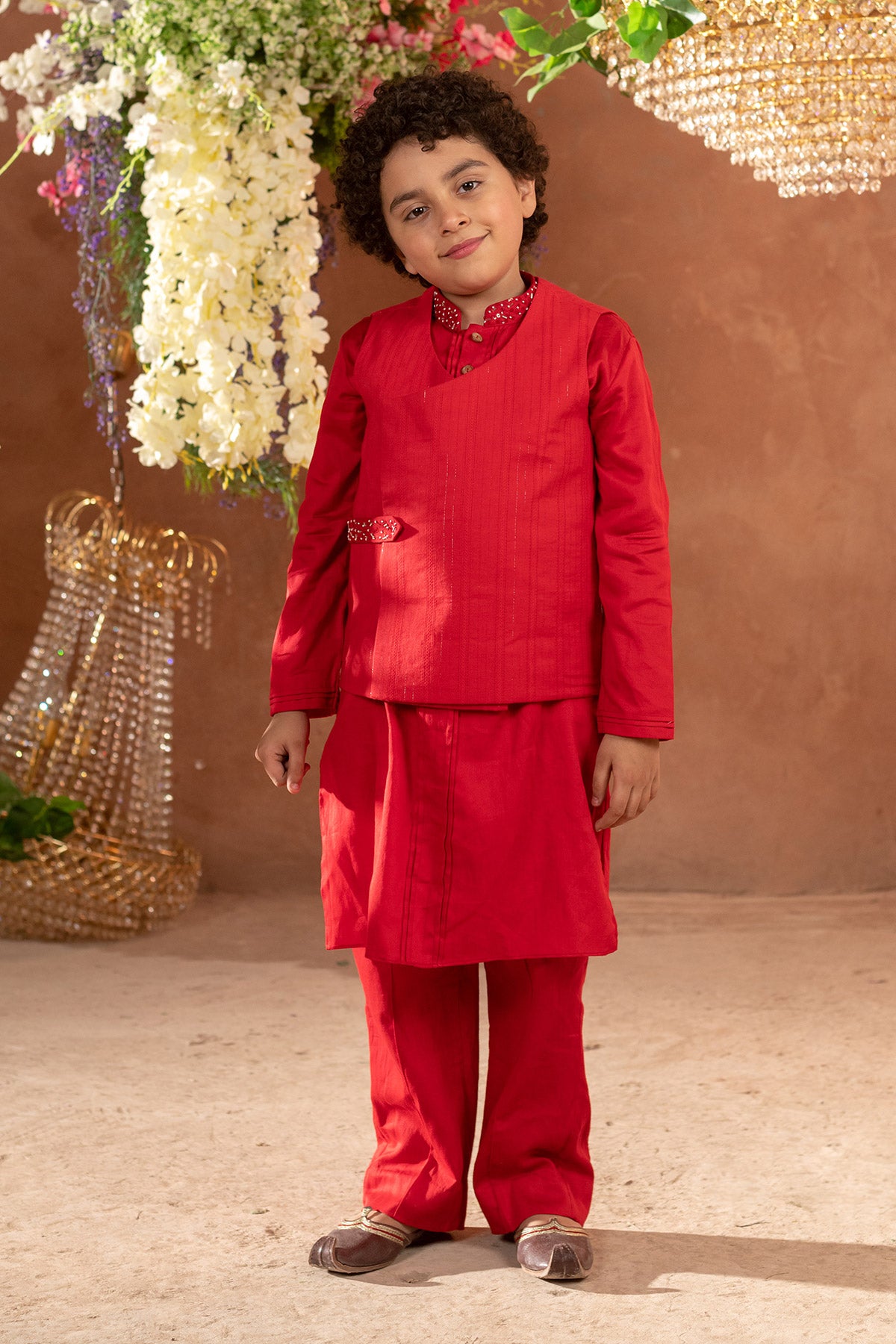 Stylish Embroidered Nehru Jacket & Vegan Silk Kurta Pajama Set for Men | Indian Ethnic Wear | Perfect for Weddings, Festivals & Cultural Events
