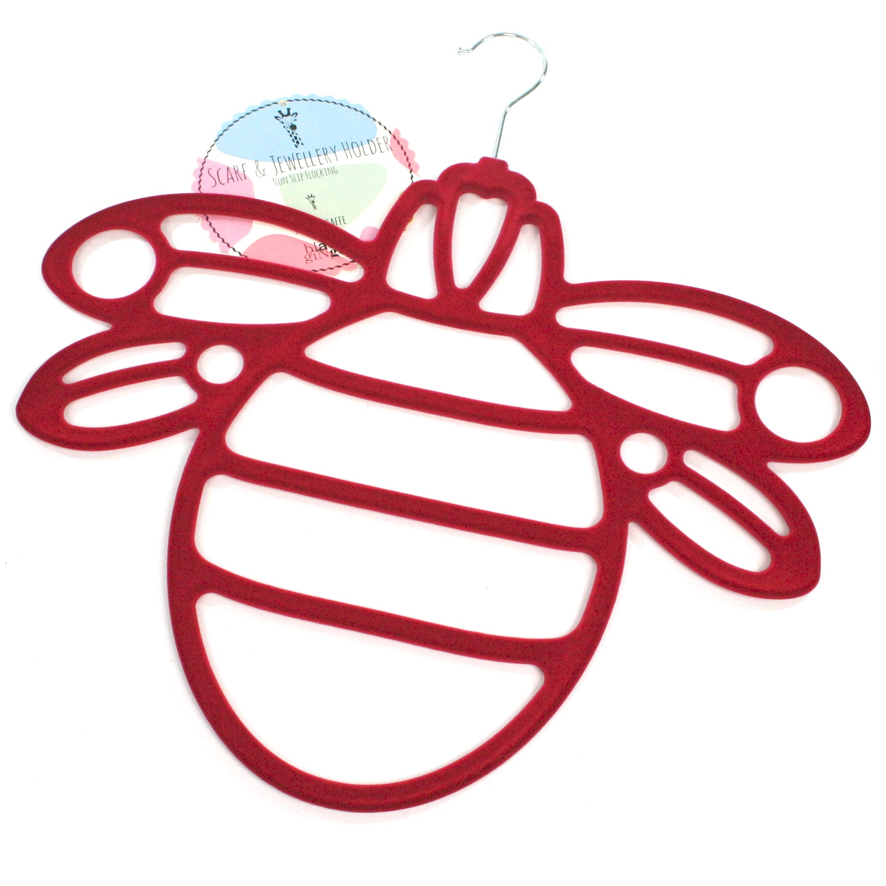 Bumble Bee Scarf Hanger - Cute Bee-Shaped Scarf Organizer for Closet & Bedroom Decor | Perfect for Scarf Storage, Gift Idea, and Home Organization
