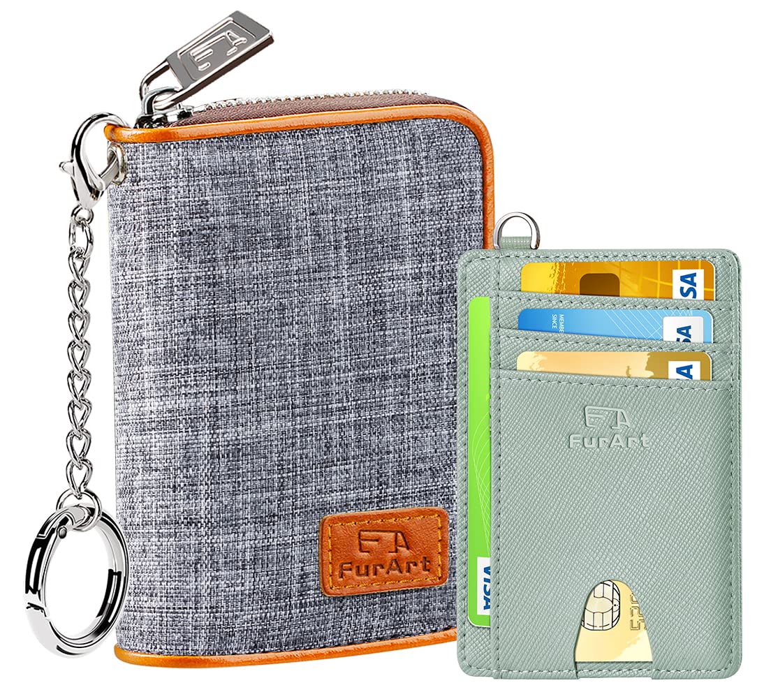 FurArt Slim Minimalist RFID Blocking Front Pocket Wallet for Men - Credit Card Holder & Cash Organizer | Perfect for Travel, Business, and Everyday Use