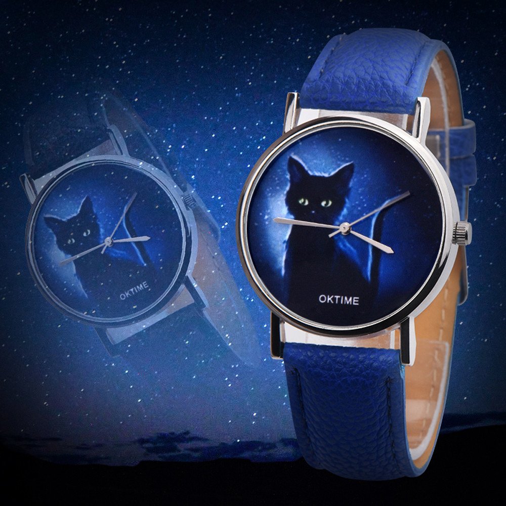 Elegant Women's Casual Quartz Leather Band Watch - Round Analog Wristwatch for Everyday Wear | Perfect for Office, Dating & Special Occasions