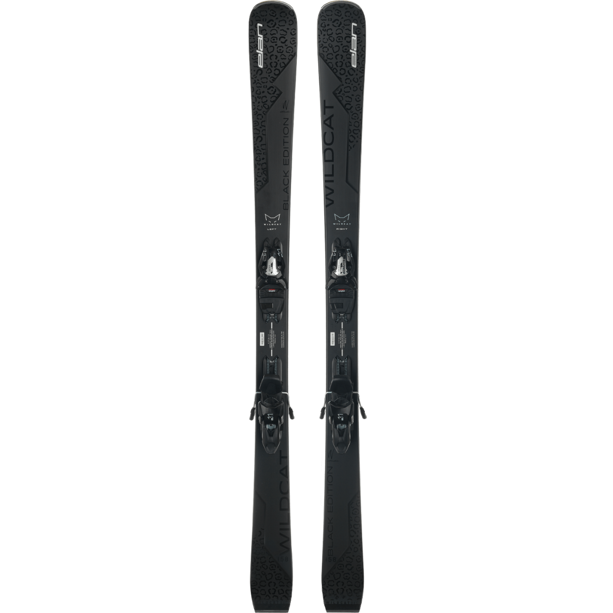 Elan WILDCAT Black Edition 86C PS Skis with ELX 11.0 DB383418 Bindings 2025 - All-Mountain Performance for Powder & Groomed Runs