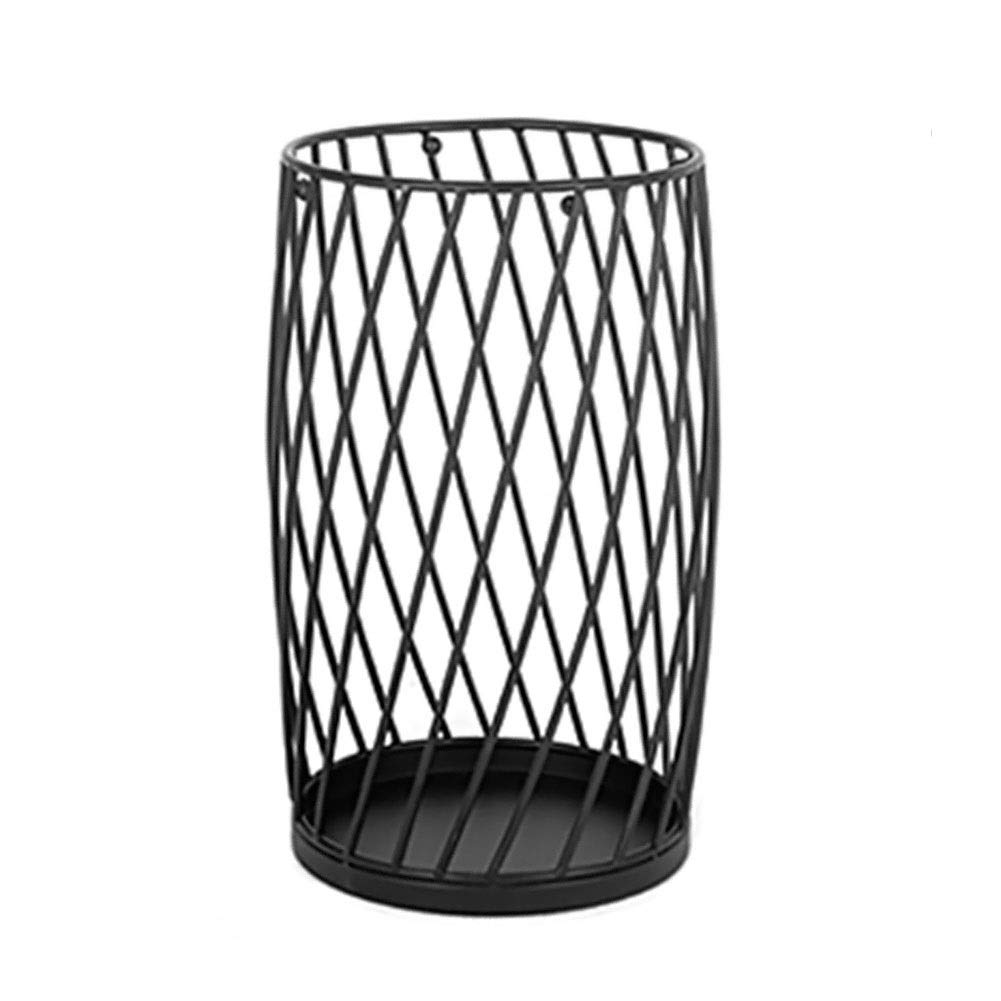 Metal Umbrella Stand with Hook & Drip Tray - 25x50cm for Cafe Hotel Mall