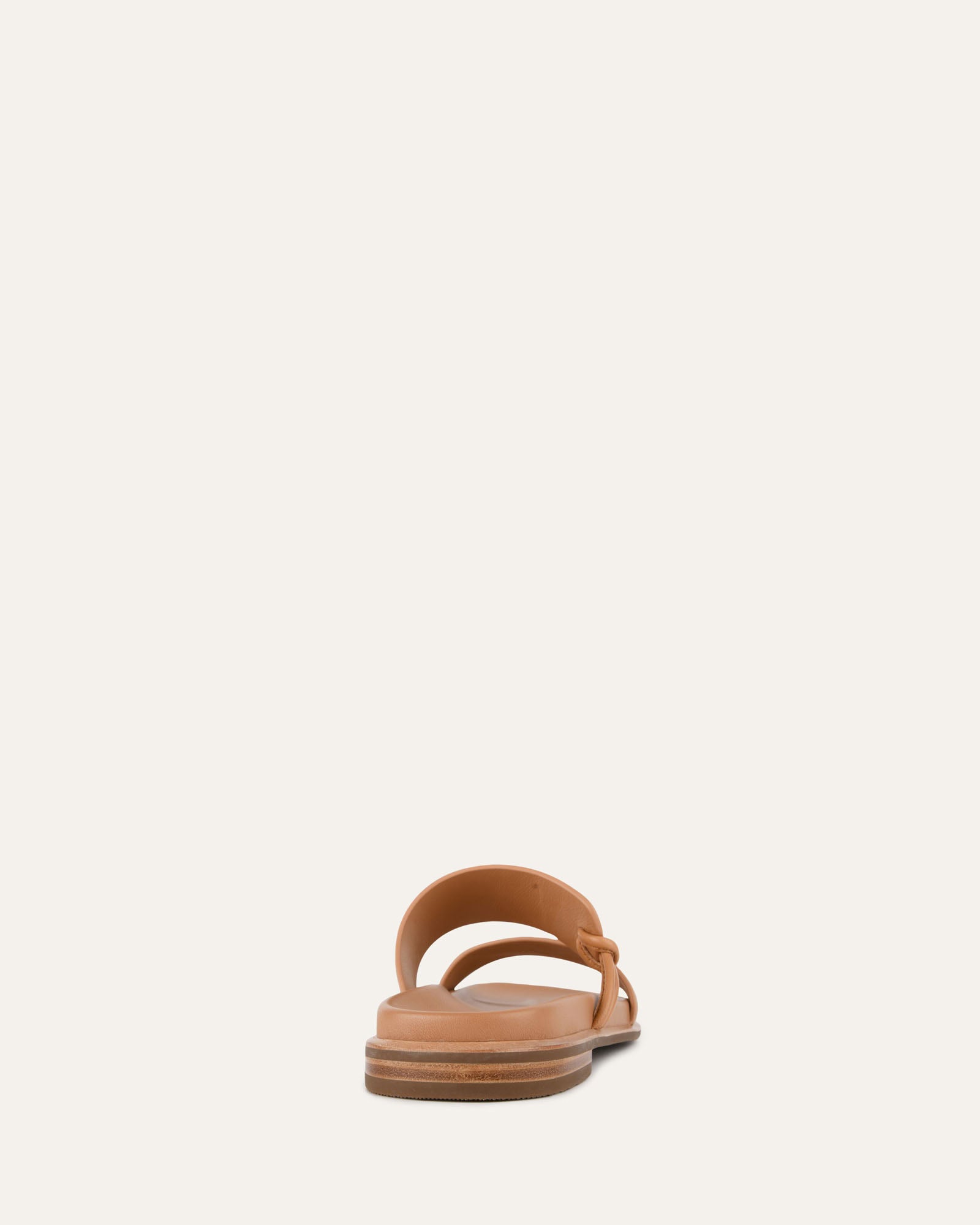 HAYES Flat Sandals for Women - Genuine Leather Toffee Brown - Comfortable Summer Casual Shoes for Beach, Vacation, and Everyday Wear