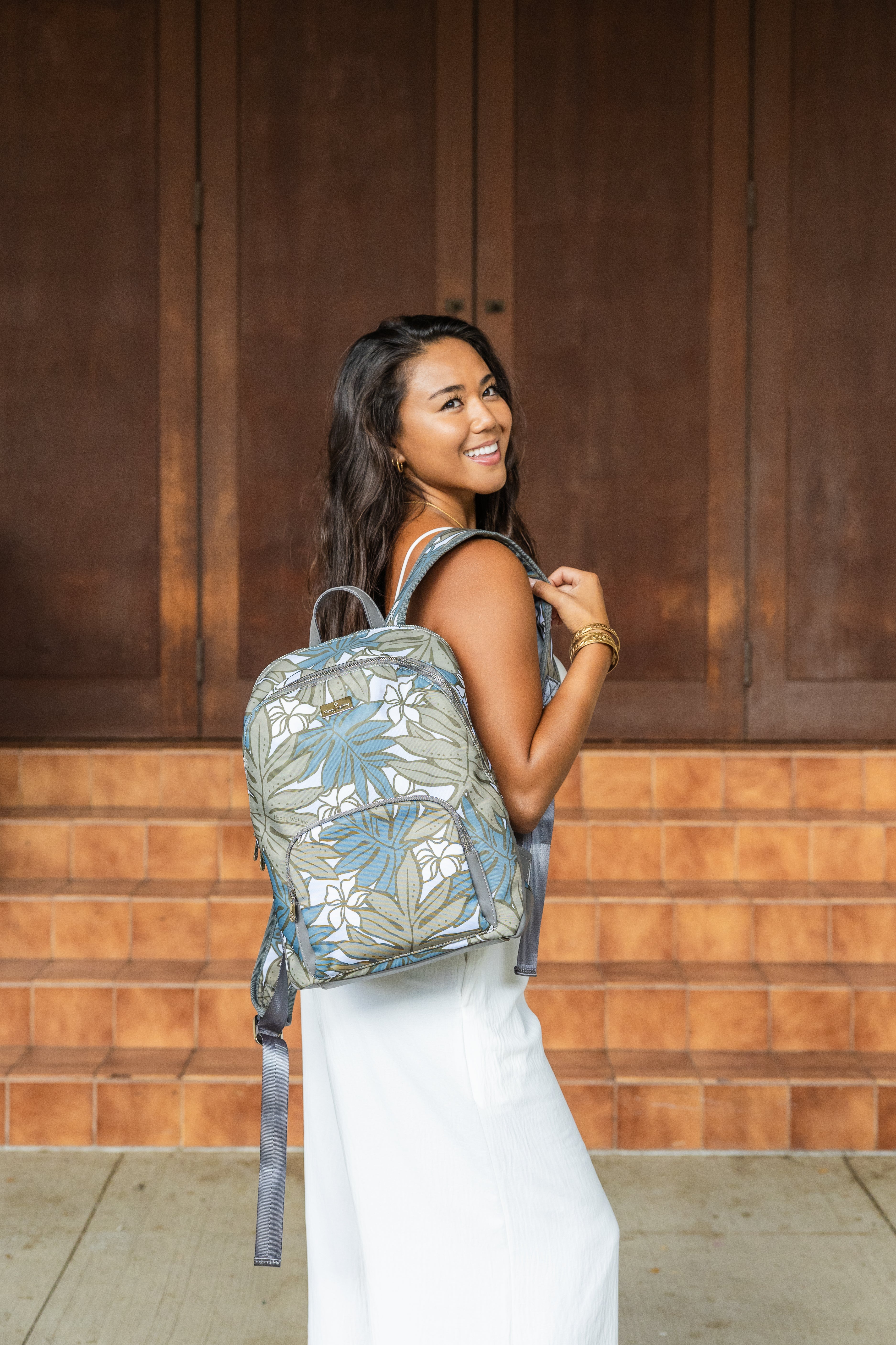 Ke'olu Lauae Camo Backpack - Durable & Stylish Hiking, Travel & School Backpack for Outdoor Adventures & Daily Use
