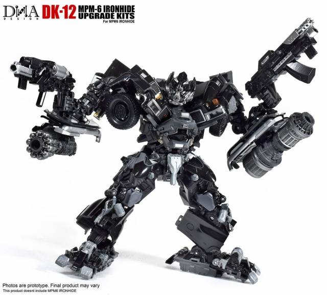 DNA Design DK 12 Upgrade Kit for MPM 6 Ironhide - Transformers Masterpiece Model Accessories - Enhance Your Collectible Figure Display & Customization