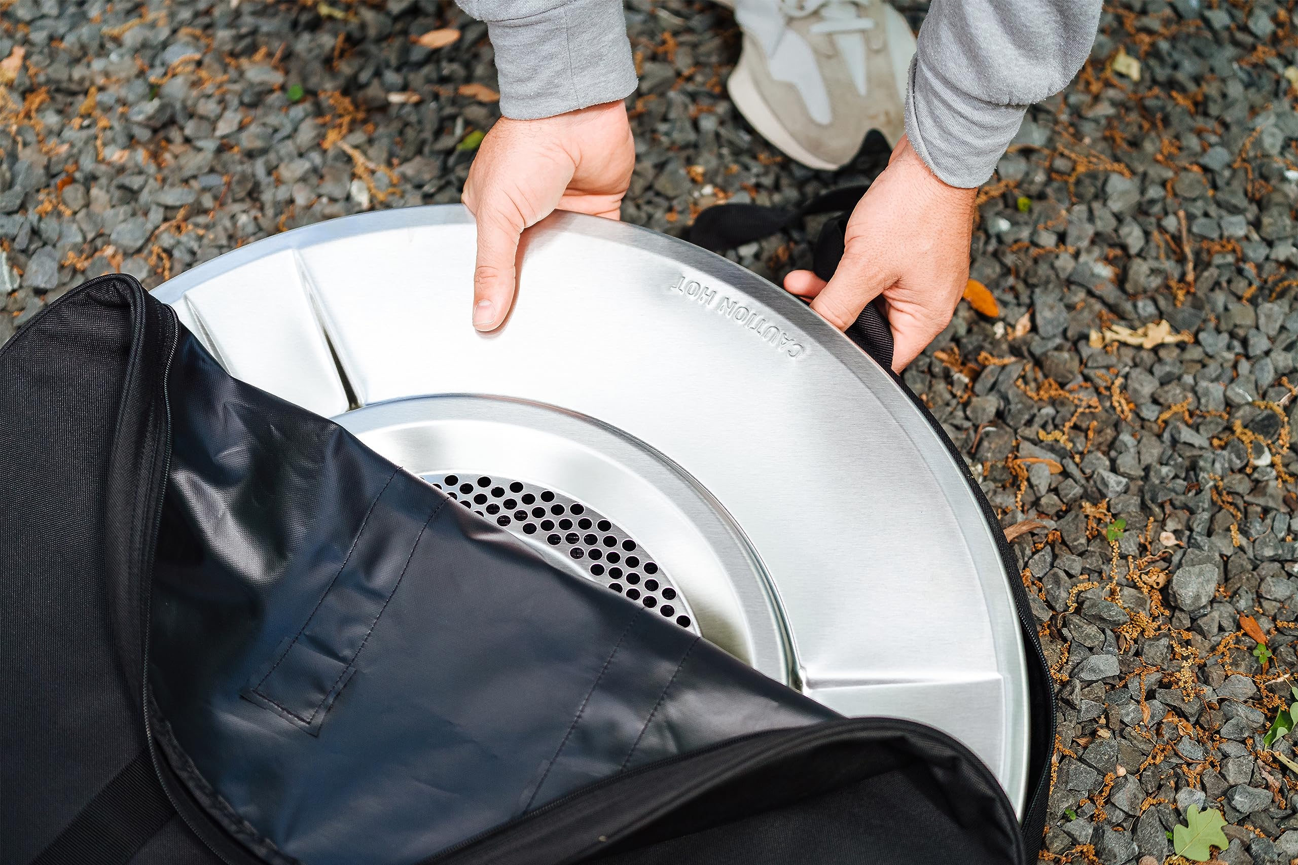 Solo Stove Heat Deflector Carry Bag - Small | Durable 600D Solution-Dyed Acrylic with PVC Backing | Protective Storage Case for Ranger Heat Deflector (21.2
