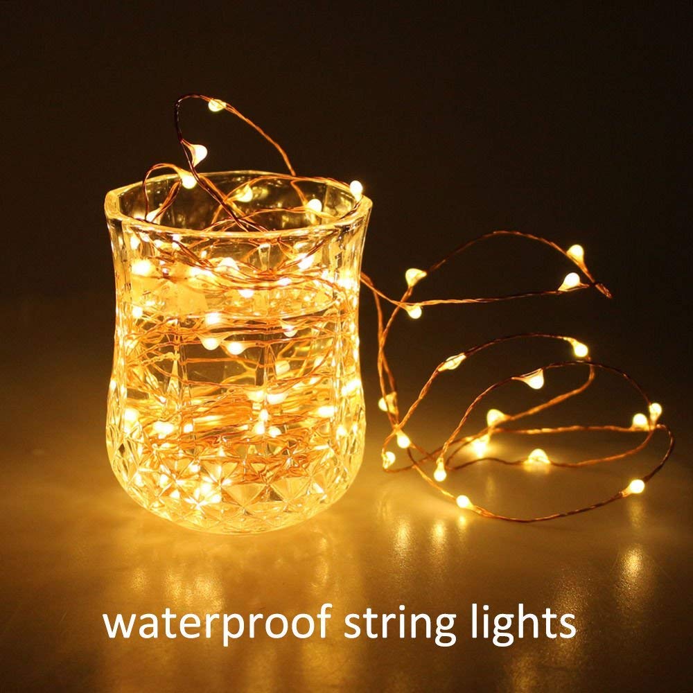 99ft 300 LED Fairy String Lights with Remote & Timer - Super Long Copper Wire Lights for Indoor/Outdoor Use - 8 Modes Warm White Plug-in Decorative Lighting for Birthday, Wedding, Christmas Party & Home Decor