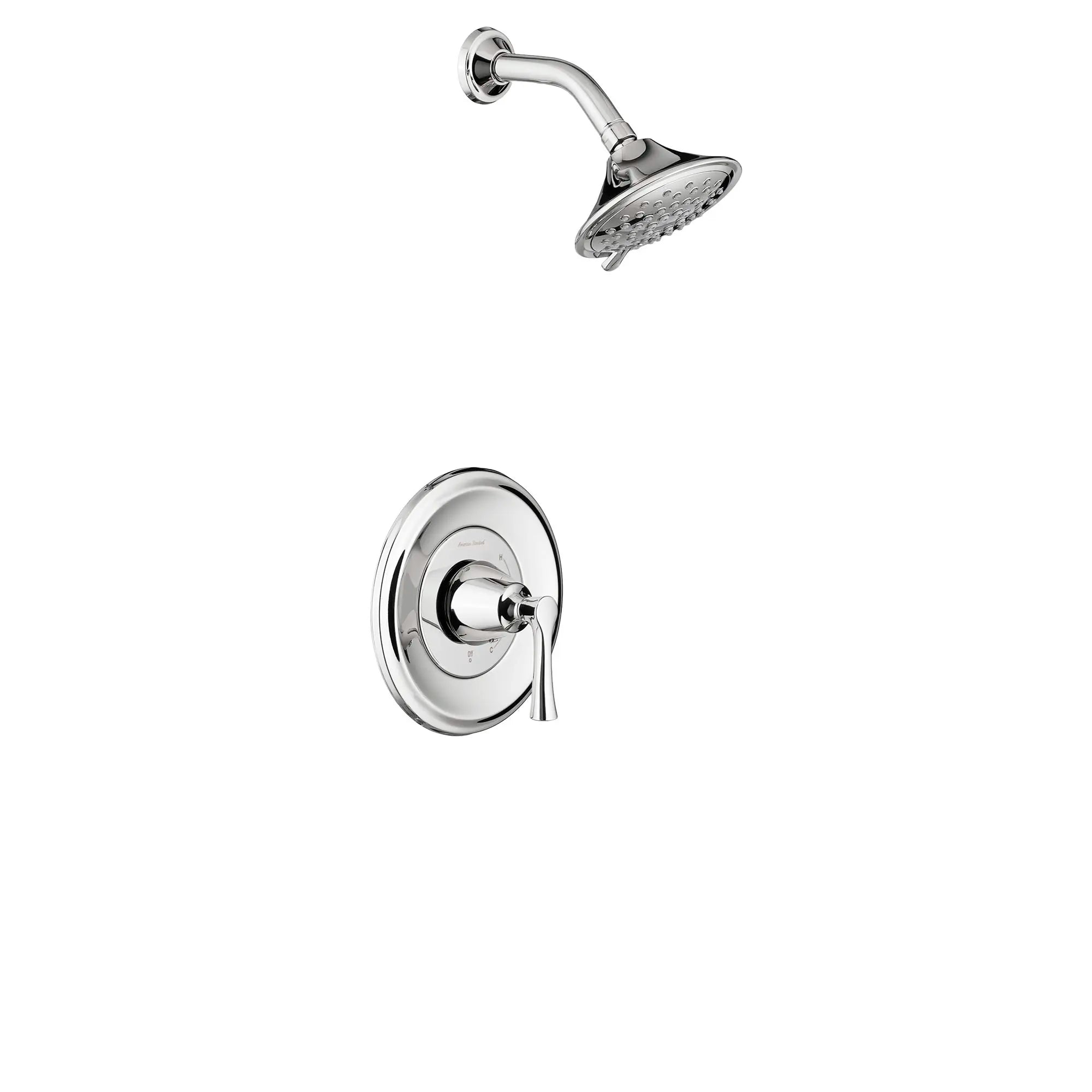 2.5 GPM Shower Trim Kit with Lever Handle - Polished Chrome Bathroom Faucet for Modern Home & Spa Experience