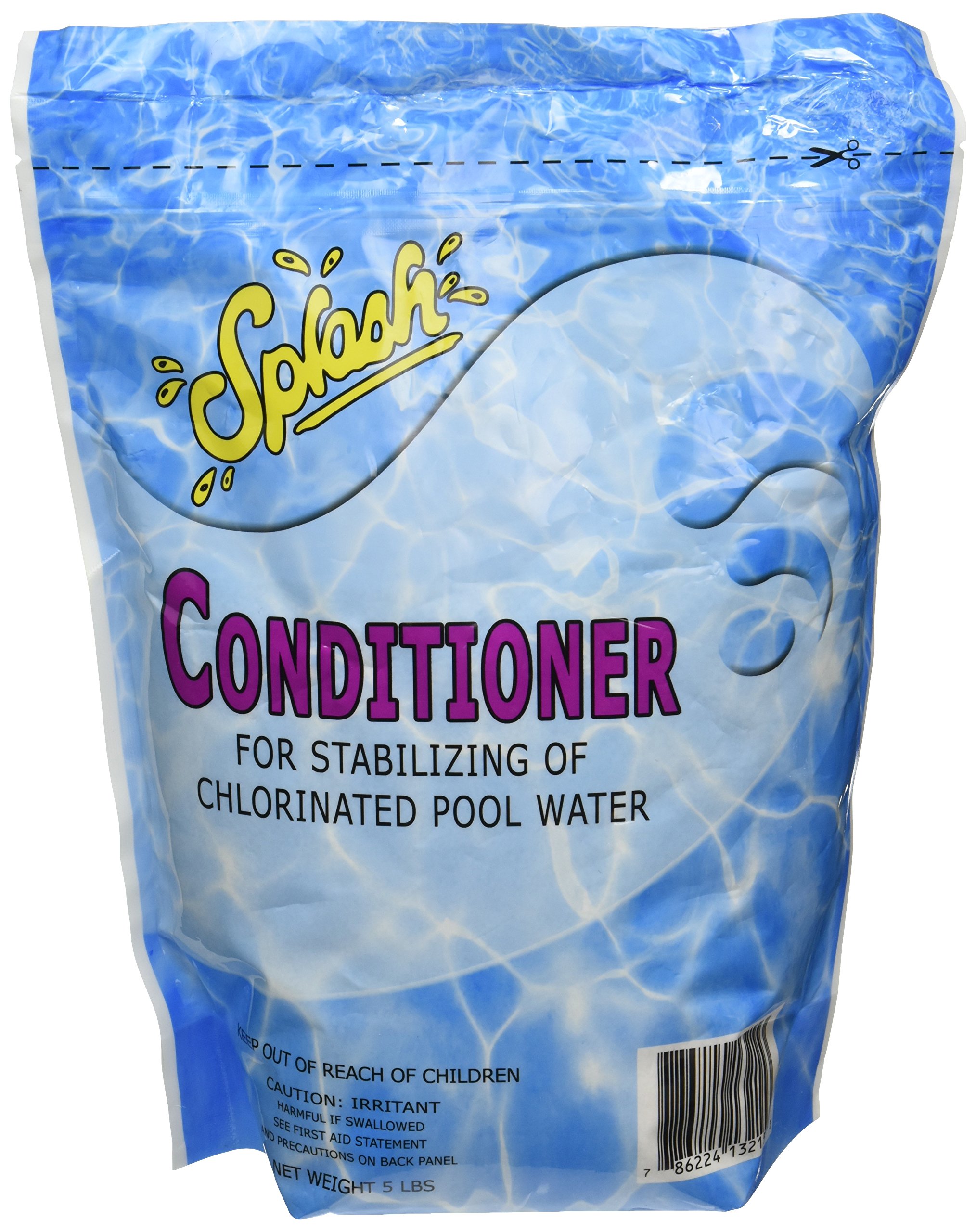 5lbs Cyanuric Acid Pool Conditioner - Stabilizes Chlorine, Extends Swim Season | Ideal for Inground & Above Ground Pools, Hot Tubs, Spas