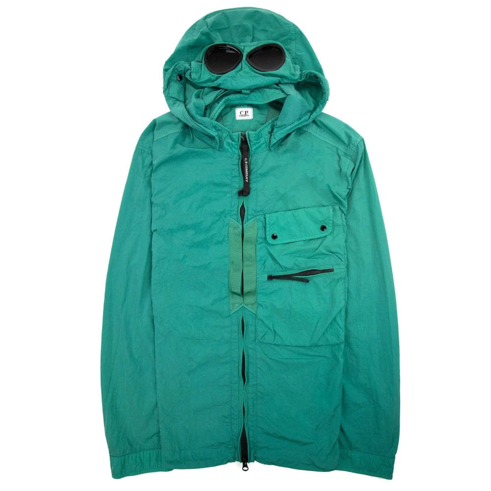 C.P. Company Chrom R Goggle Overshirt Jacket - Waterproof Windbreaker for Urban Exploration & Outdoor Adventures
