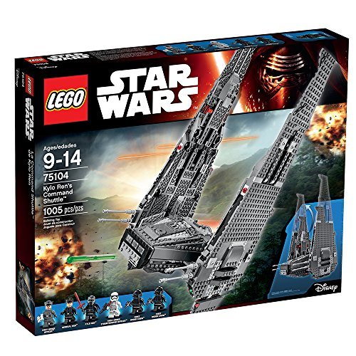 LEGO Star Wars Kylo Ren's Command Shuttle 75104 Building Kit - Ultimate Star Wars Toy for Kids & Collectors | Perfect for Playtime, Display & Gift Giving