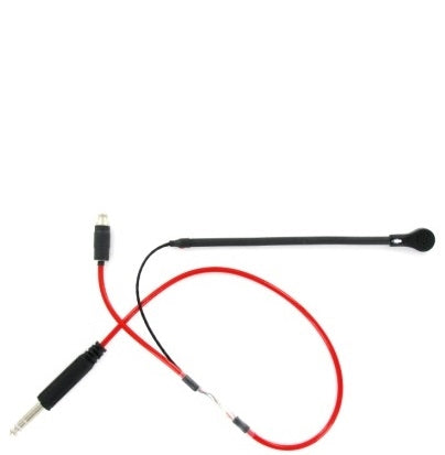 Professional Helmet Kit with Mini Mic Flex Boom & 3-Conductor Straight Cord - Perfect for Motorcycle, Racing, and Construction Safety Gear