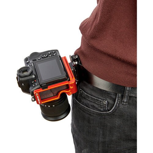 3 Legged Thing Zooey QD L Bracket for Nikon Z8 (Copper) - Quick Release Camera Mount for Photography & Videography - Perfect for Landscape, Portrait, and Studio Shooting