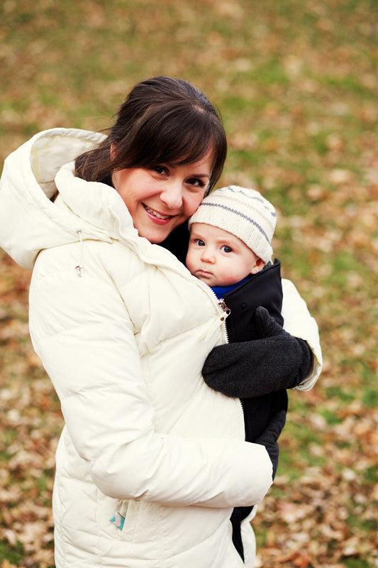 MakeMyBellyFit Maternity Jacket Extender - Pregnancy Belly Expansion Panel for Coats & Jackets (Universal Zipper Compatibility) - Perfect for Cold Weather & Outdoor Activities