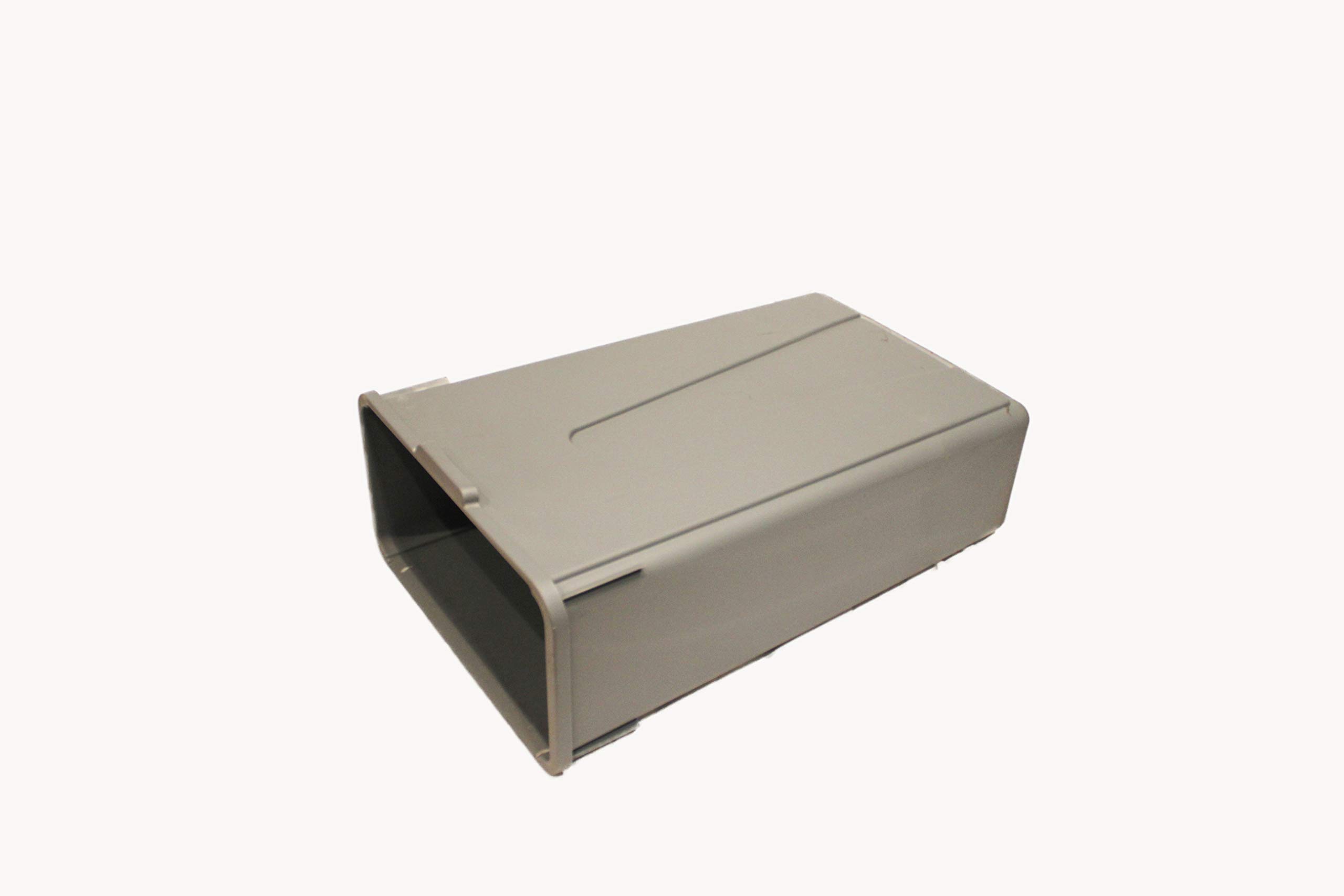 Incredible Solutions 63805 Commercial Slim Pan Trash Can - Space-Saving Waste Bin for Kitchen, Office & Restaurant Use