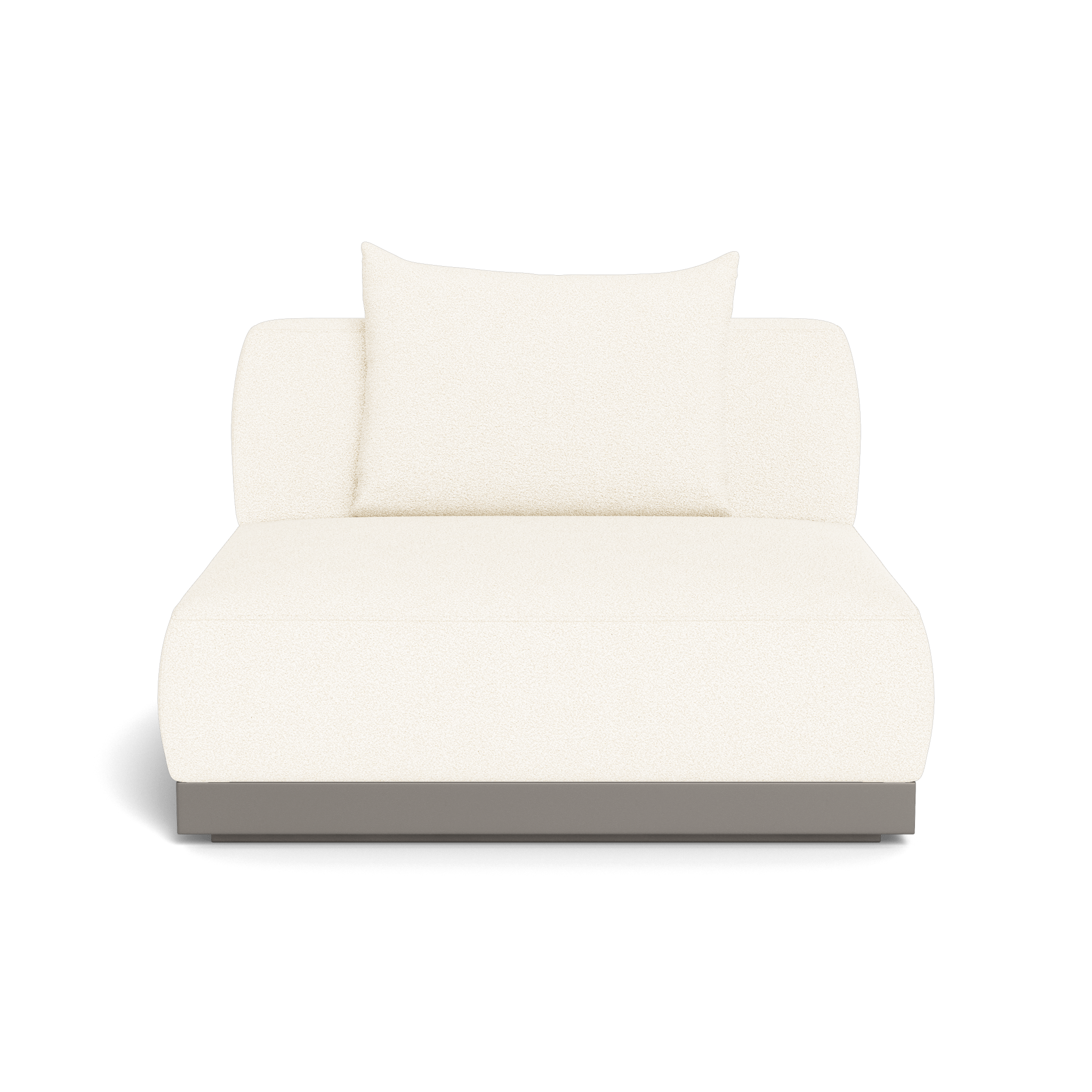 Amalfi Armless Single Sofa - Modern Minimalist Loveseat for Small Spaces | Perfect for Apartments, Studios & Cozy Living Rooms