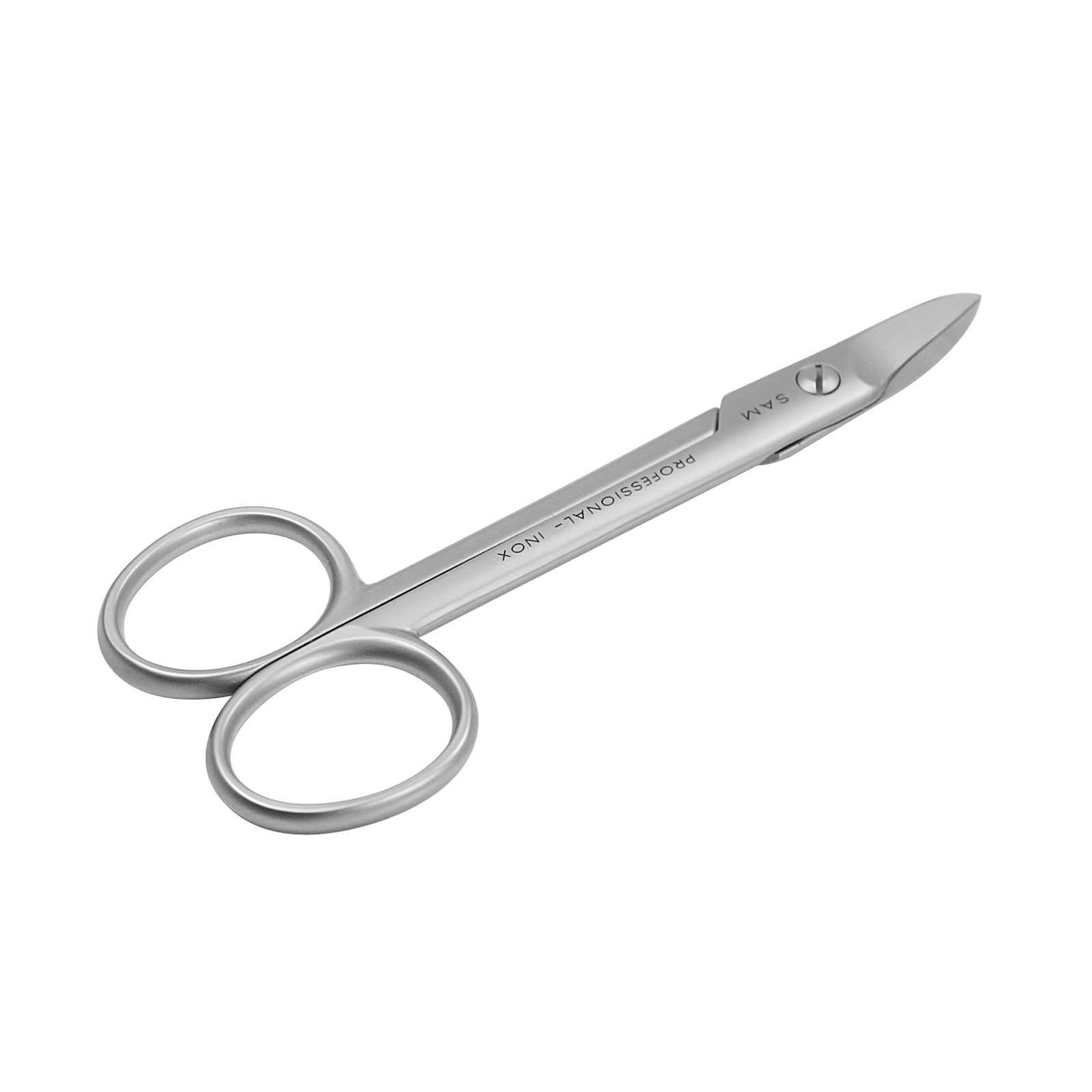 Premium Pedicure Scissors for Thick Nails - 10cm Curved Blades with Safety Tips - Professional Nail Care Tool for Home & Salon Use