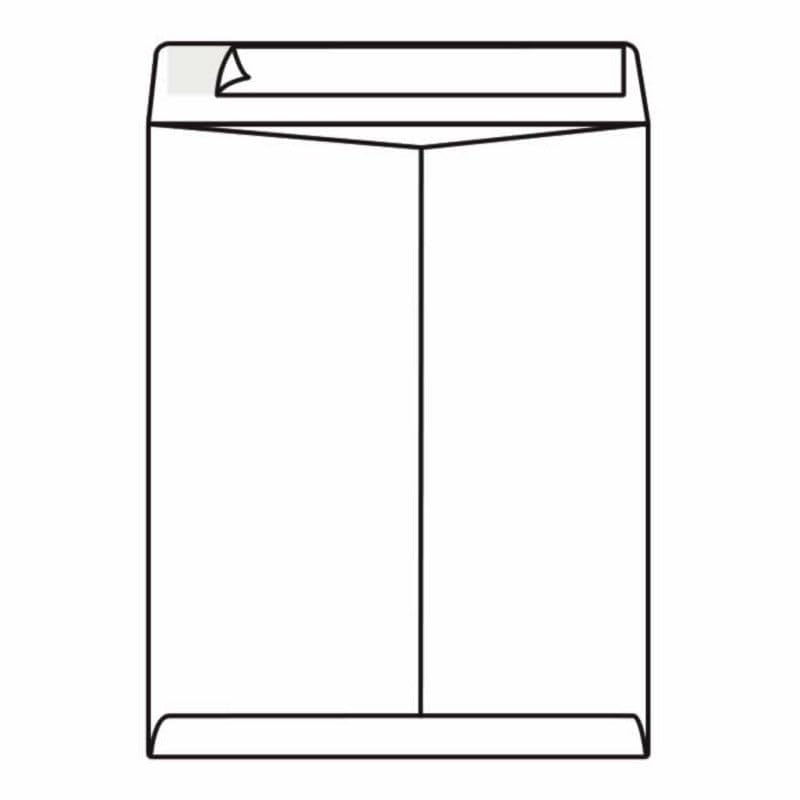 Tyvek Open End Catalog Envelopes 10x13 Inch - 14# Bright White, Waterproof & Tear Resistant, Self Seal (Box of 100) - Perfect for Mailing Documents, Brochures & Catalogs