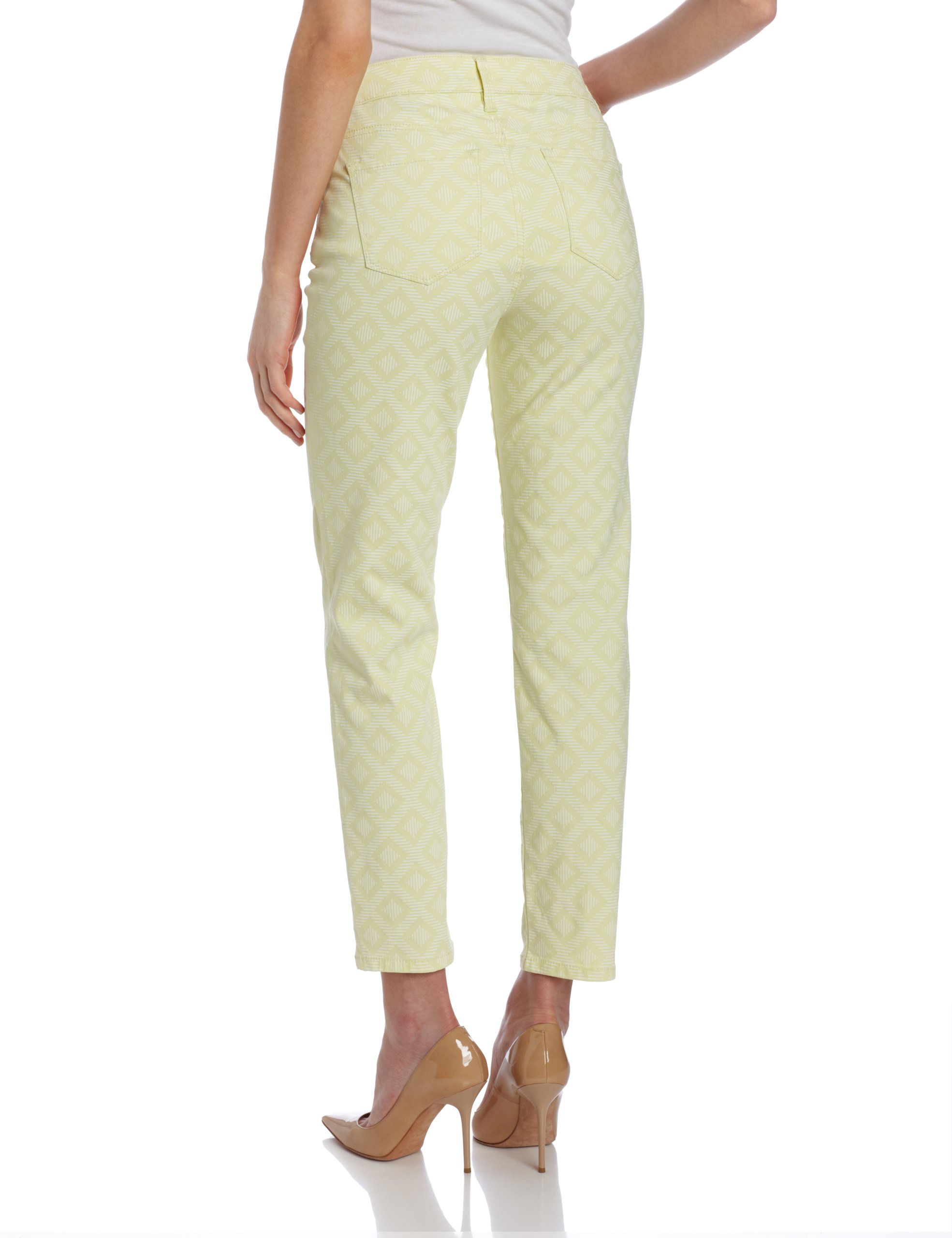 NYDJ Women's Petite Alisha Fitted Ankle Basketweave Jeans - Slimming High Waist Denim Pants for Work & Casual Wear | Perfect for Office, Date Night & Weekend Outfits