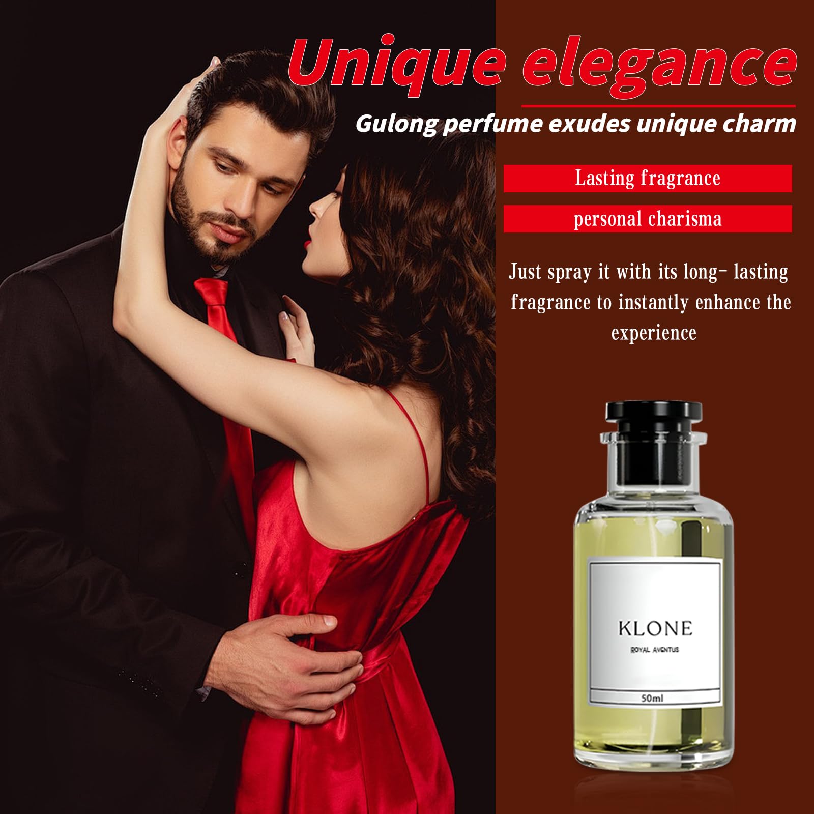 Klone Men's Cologne - Long Lasting Fragrance for Confidence & Charm | Day & Night Wear, Office, Date, Special Occasions