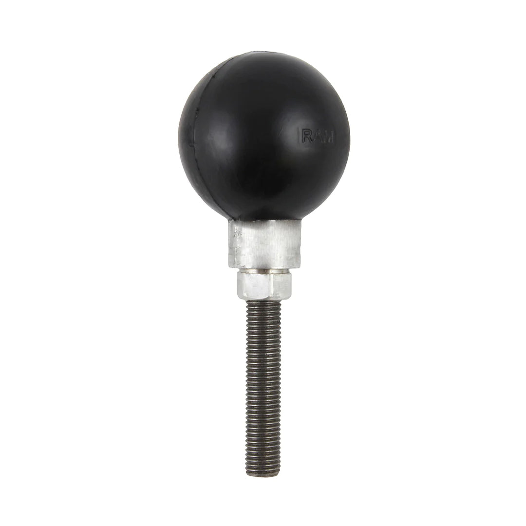 RAM Ball Adapter with M8 Threaded Stud (RAM 370U) - Universal Mounting Solution for GPS, Cameras & Electronics on Motorcycles, ATVs & Boats