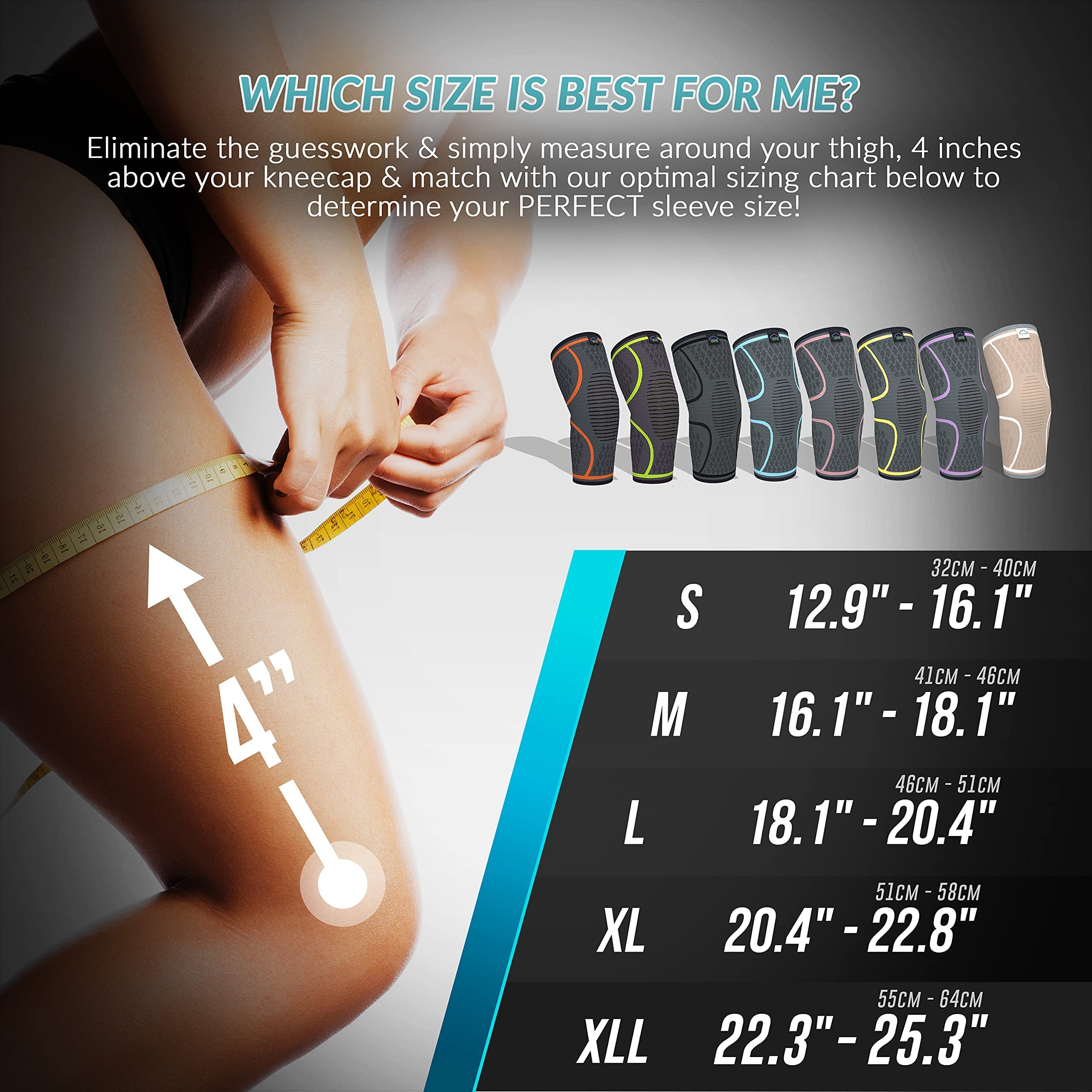 Modvel 2 Pack Knee Brace & Back Brace Support for Men & Women - Pain Relief for Herniated Disc, Sciatica, Arthritis, ACL, Meniscus Tear - Adjustable Compression for Workout, Sports & Daily Activities