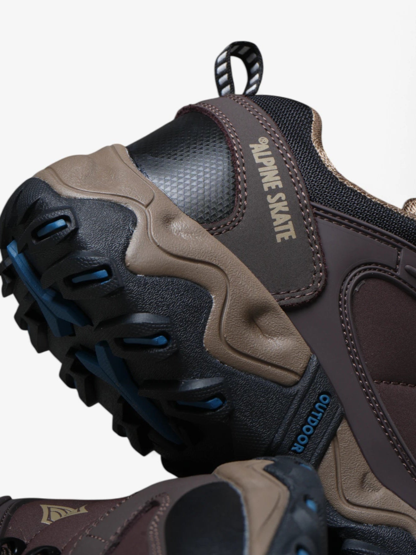 Alpine Skate Polson Brown & Black Skateboarding Shoes - Durable & Comfortable for Street Skating and Casual Wear