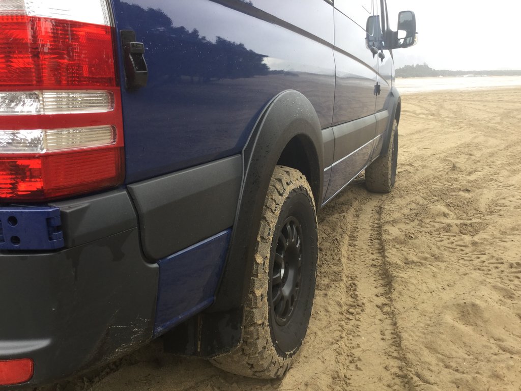 Terrawagen Sprinter 4x4 BIG Fender Flare Kit for 2014-2018 Mercedes-Benz Sprinter - Off-Road Upgrade for Adventure & Camping