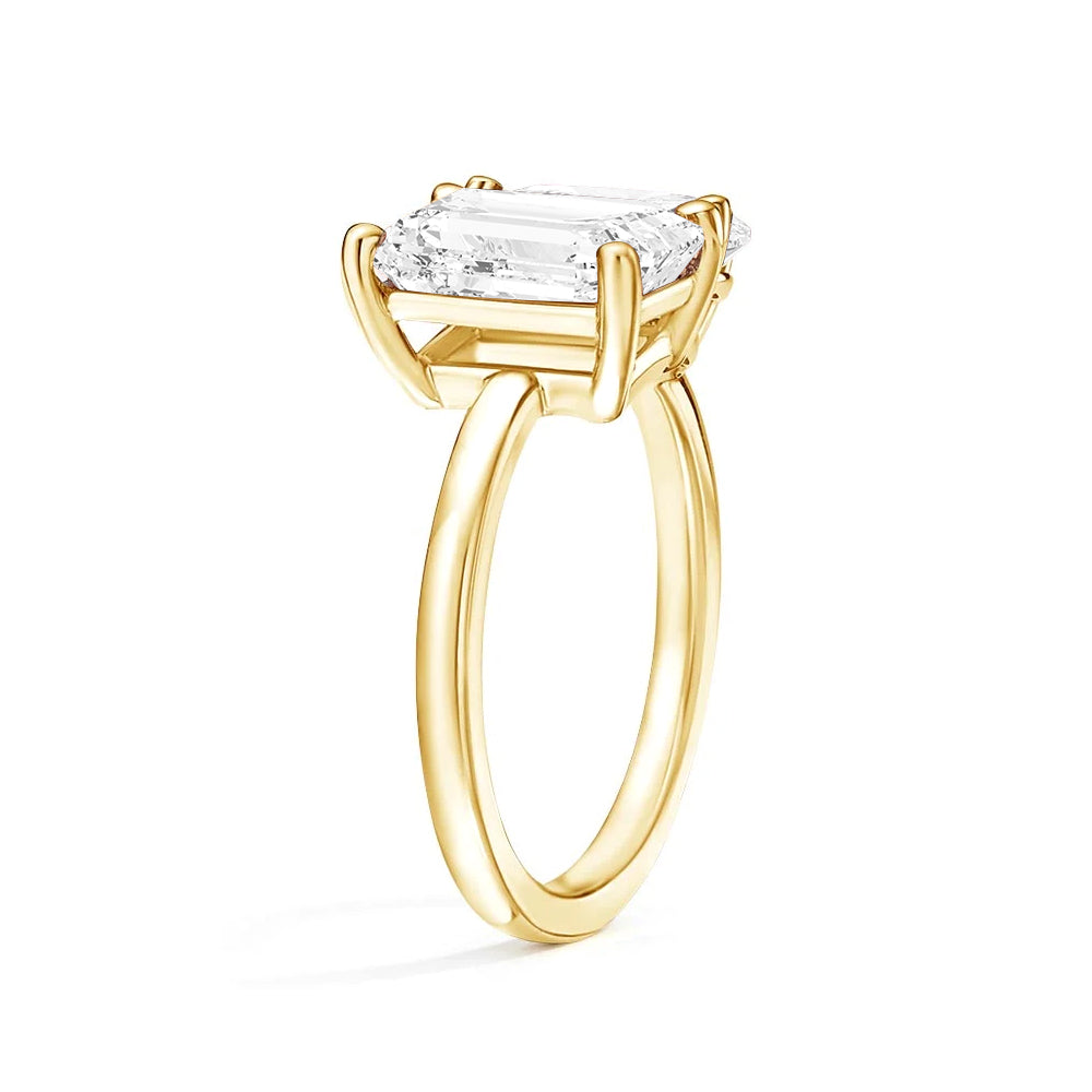 Personalized Toi et Moi Moissanite Birthstone Ring for Women - Custom Anniversary, Engagement & Wedding Gift - Perfect for Valentine's Day, Proposal & Romantic Occasions