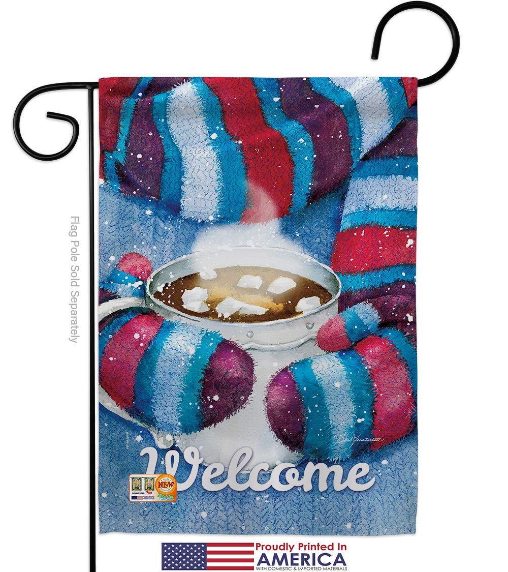 Winter Wonderland Garden Flag Set - 13x18.5