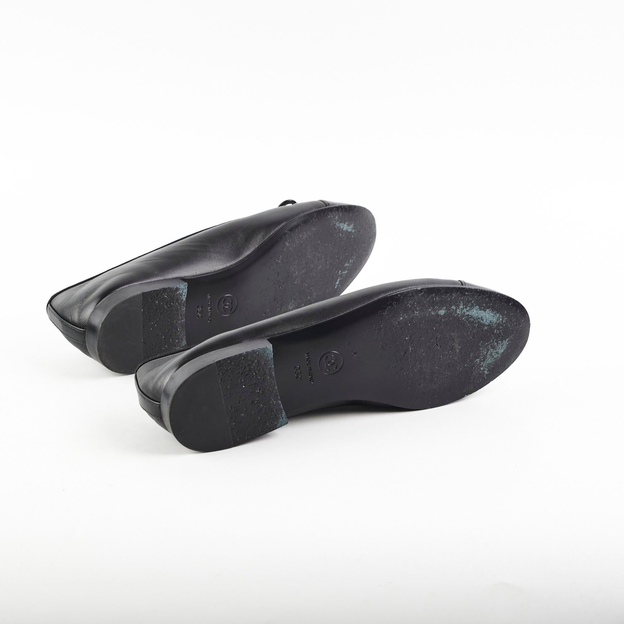 Chanel Black Ballet Flats for Women Size 36 - Classic Comfortable Shoes for Office, Party & Daily Wear