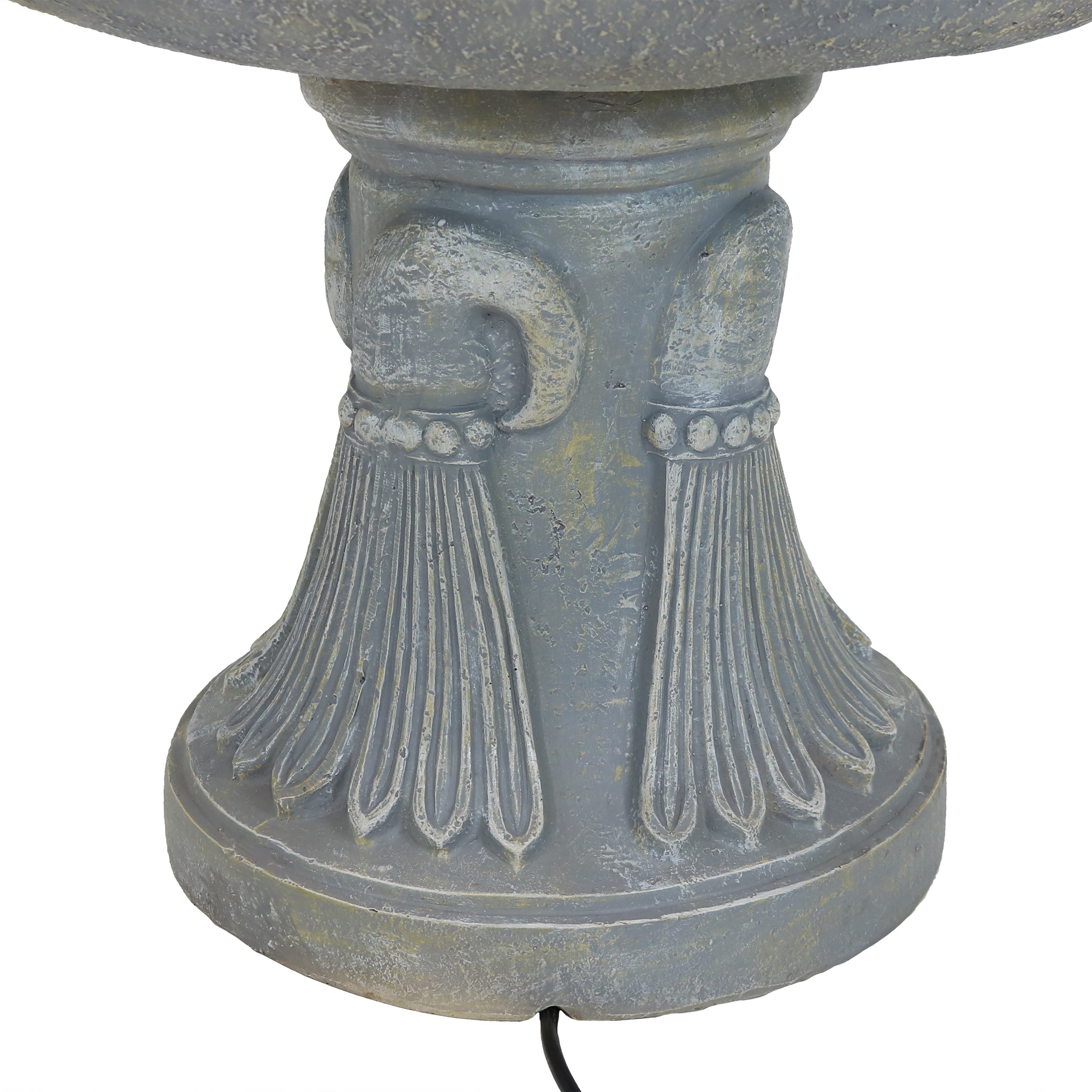 3-Tier Outdoor Water Fountain with Lion Head Design & Electric Pump - Perfect for Garden, Patio, and Backyard Decor